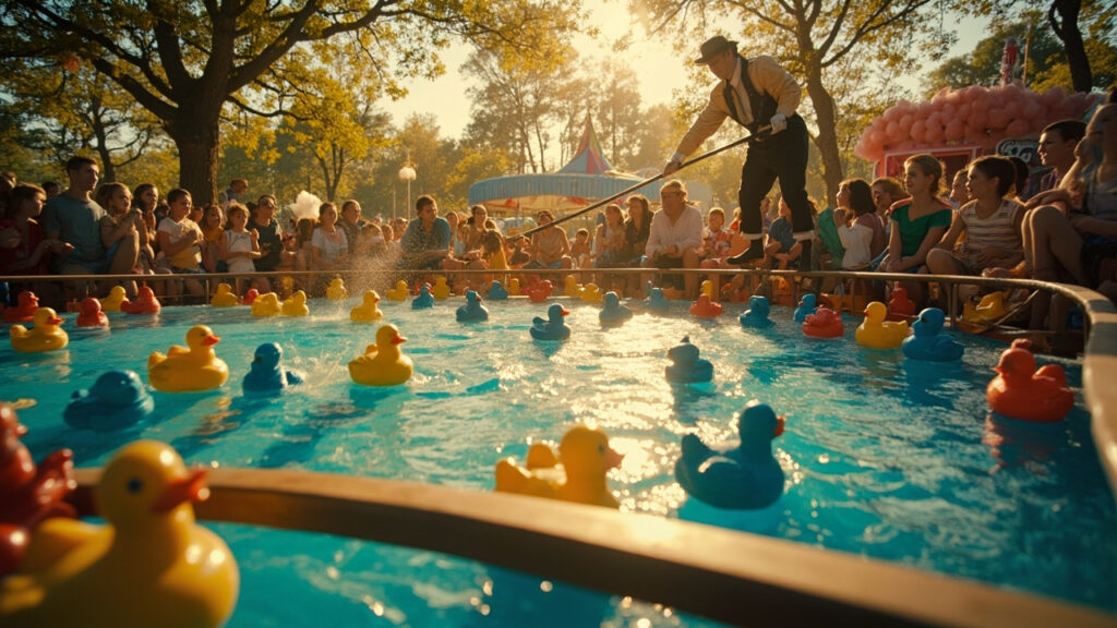 Les Pêche aux canards, tradition et divertissement Intemporel