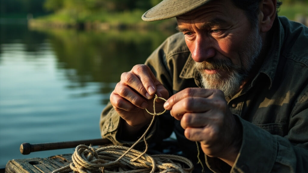 Maître le noeud hamecon carpe couler une pêche réussie